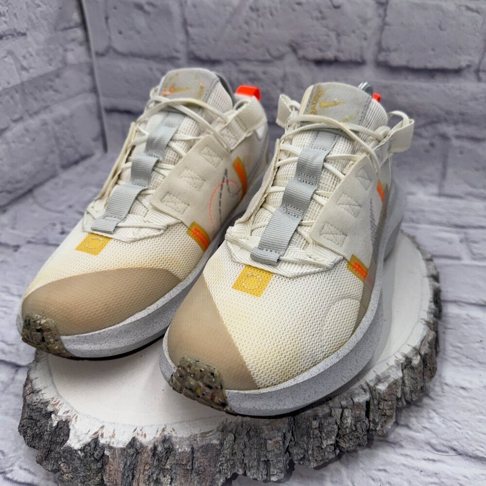 Nike Crater Impact Shoes Youth Size 7Y Cream Move to Zero Sneakers DB3551-100 - Picture 2 of 12